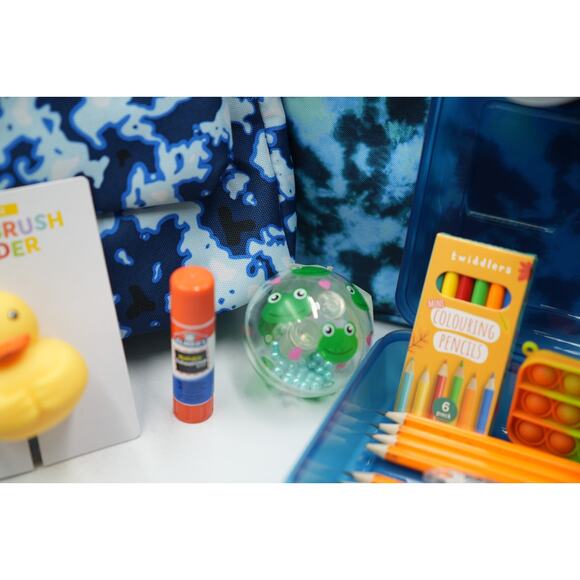 EcoTech Camo Backpack +‎ Fulton Teal Lunchbox Back-to-School Supply Bundle - Picture 11 of 14